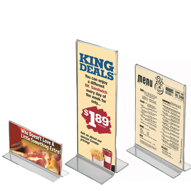 Expolite Acrylic Menu Holder Bundle