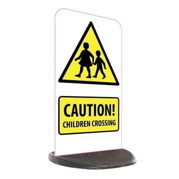 School Economy Pavement Sign - Caution Children Crossing