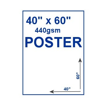 40" x 60" 440gsm PVC Poster