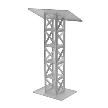 Truss effect acrylic lectern