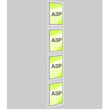 A3 Portrait Illuminated Display