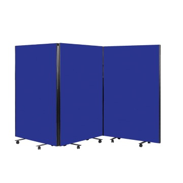 Triple Screen Divider - Royal Blue