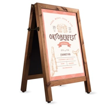 Chalkboard Poster Holder