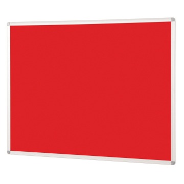 Clearance - Red Felt Notice Board - 600x900mm