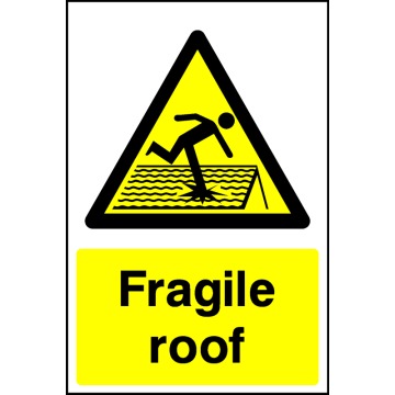 Fragile Roof Signs - Pack of 6 | Correx | Foamex | Dibond | Vinyl