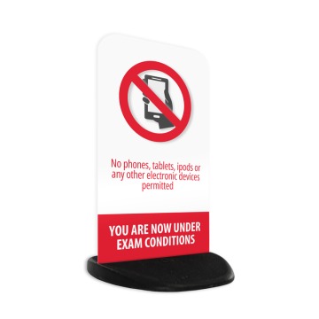 School Economy Pavement Sign - You Are Now Under Exam Conditions’