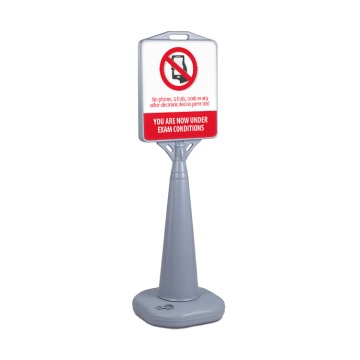 You Are Now Under Exam Conditions Plastic Outdoor Sign Holder

