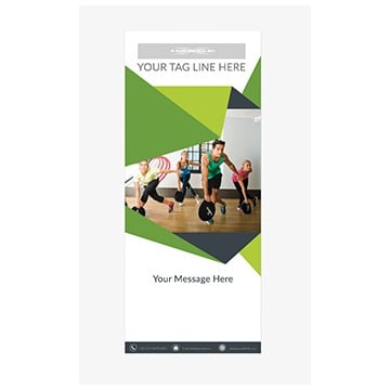 Fitness Banner 1 - Banner Stand 100