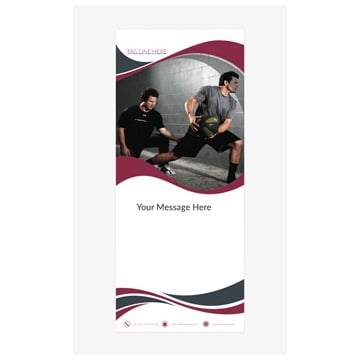 Fitness Banner 2 - Banner Stand 101