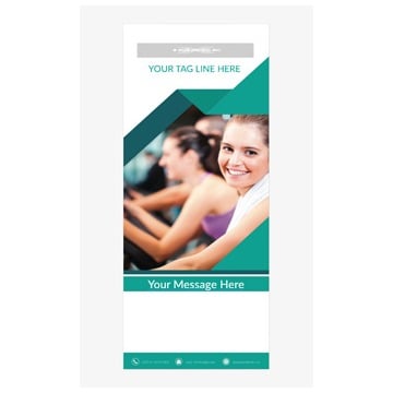 Fitness Banner 4 - Banner Stand 103