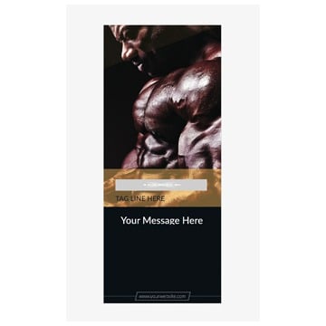 Fitness Banner 6 - Banner Stand 105