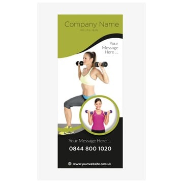 Fitness Banner 8 - Banner Stand 107