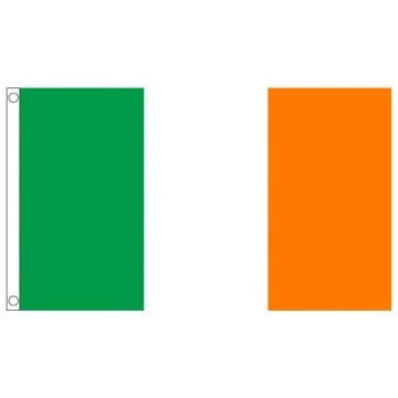 Printed Flag of Ireland - 5ft x 3ft Polyester Flag