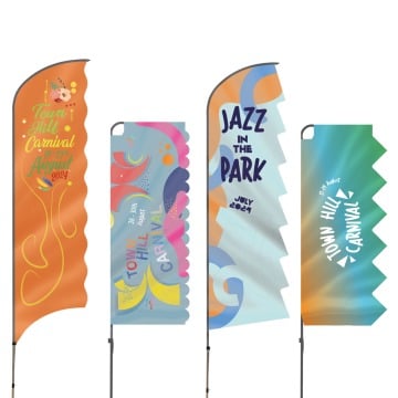 Custom Printed Festival Event Flags