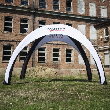 Custom printed inflatable canopy