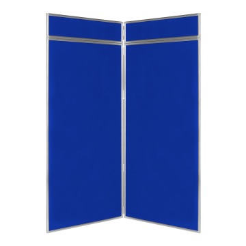 Large 2 Panel Folding Display with Aluminium Frame