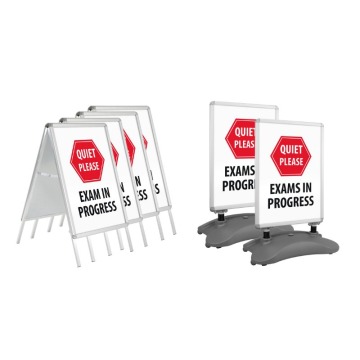 School Exam Pavement Sign Bundle