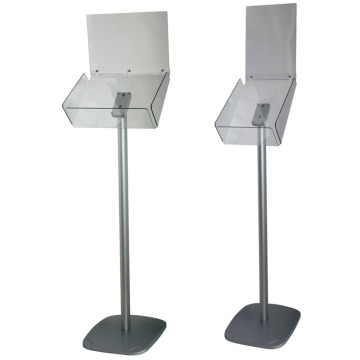 Expolite A4 Brochure Dispenser with Header Pocket