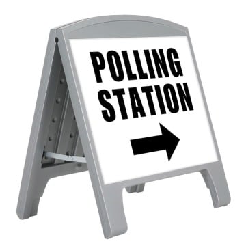 Polling Station Mini Sign Pro