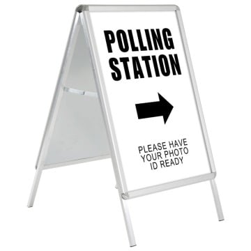 Polling Station Silver a Board