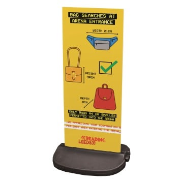 Outdoor Rigid Pavement Sign Holder