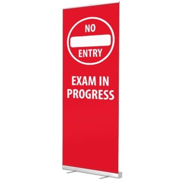 No Entry - Exams In Progress