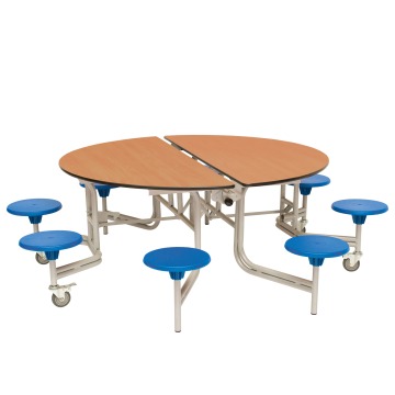 Round Folding School Dining Table