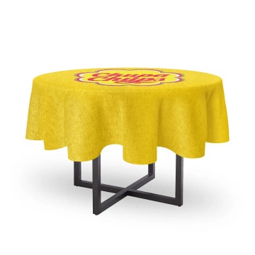 Custom Printed Table Cloth for Circular Table