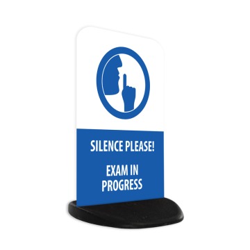 School Economy Pavement Sign - Silence Please - Exams in Progress