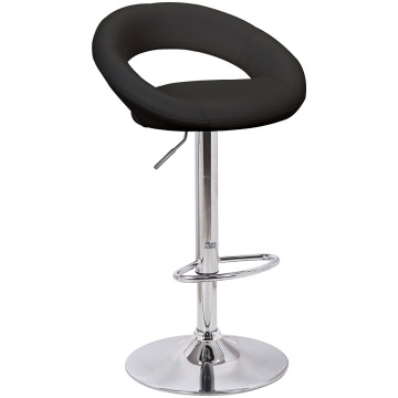 Black & Chrome Bar Stool