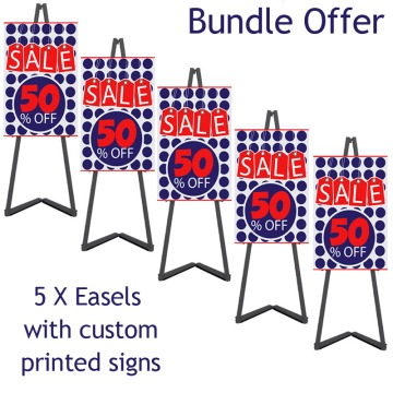 Portable Display Easel Bundle Offer