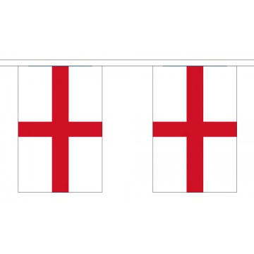 St George Bunting - Large 30 Flags