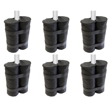 Set of Six Gazebo Sandbags