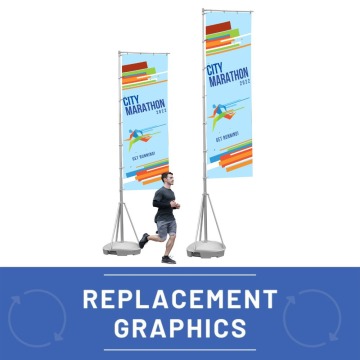  4/5m Telescopic Flag - Replacement Graphic