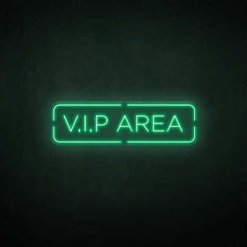 Club VIP Area LED Neon Sign