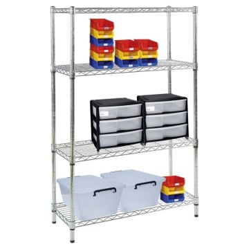 Trade show shelving 