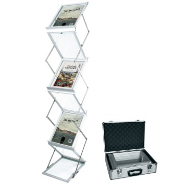 Compact Folding Literature Rack