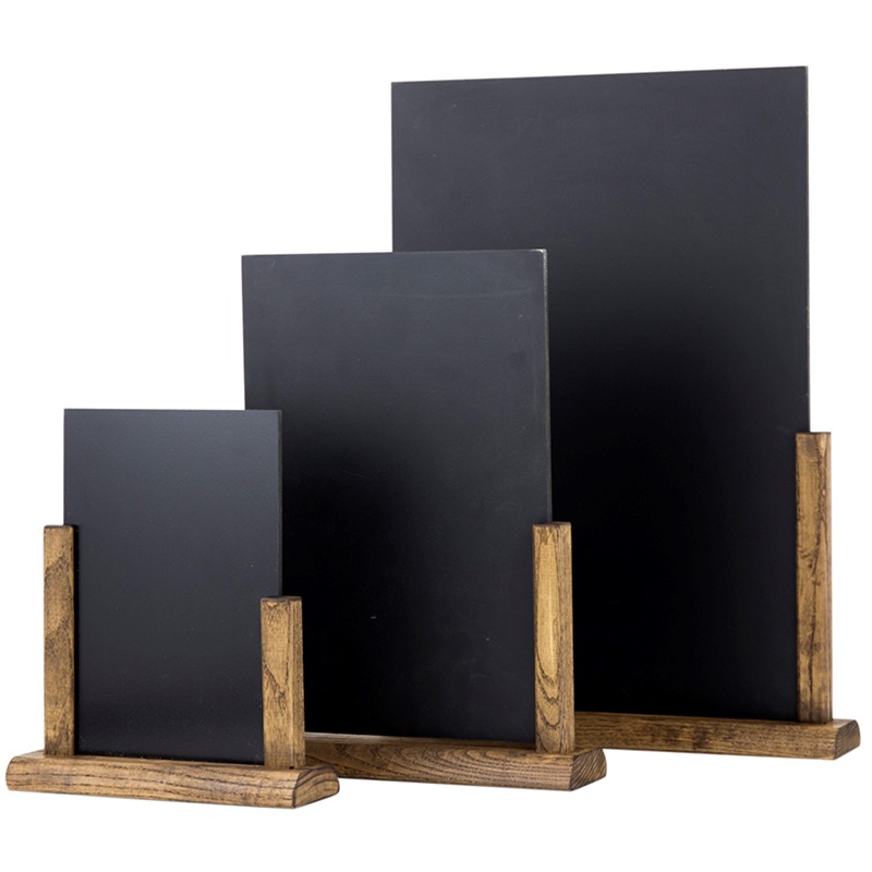 Chalkboard Table Top Menu Holder