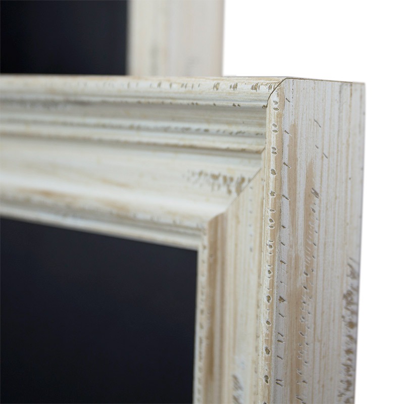 Distressed White Framed Chalk Wall Boards