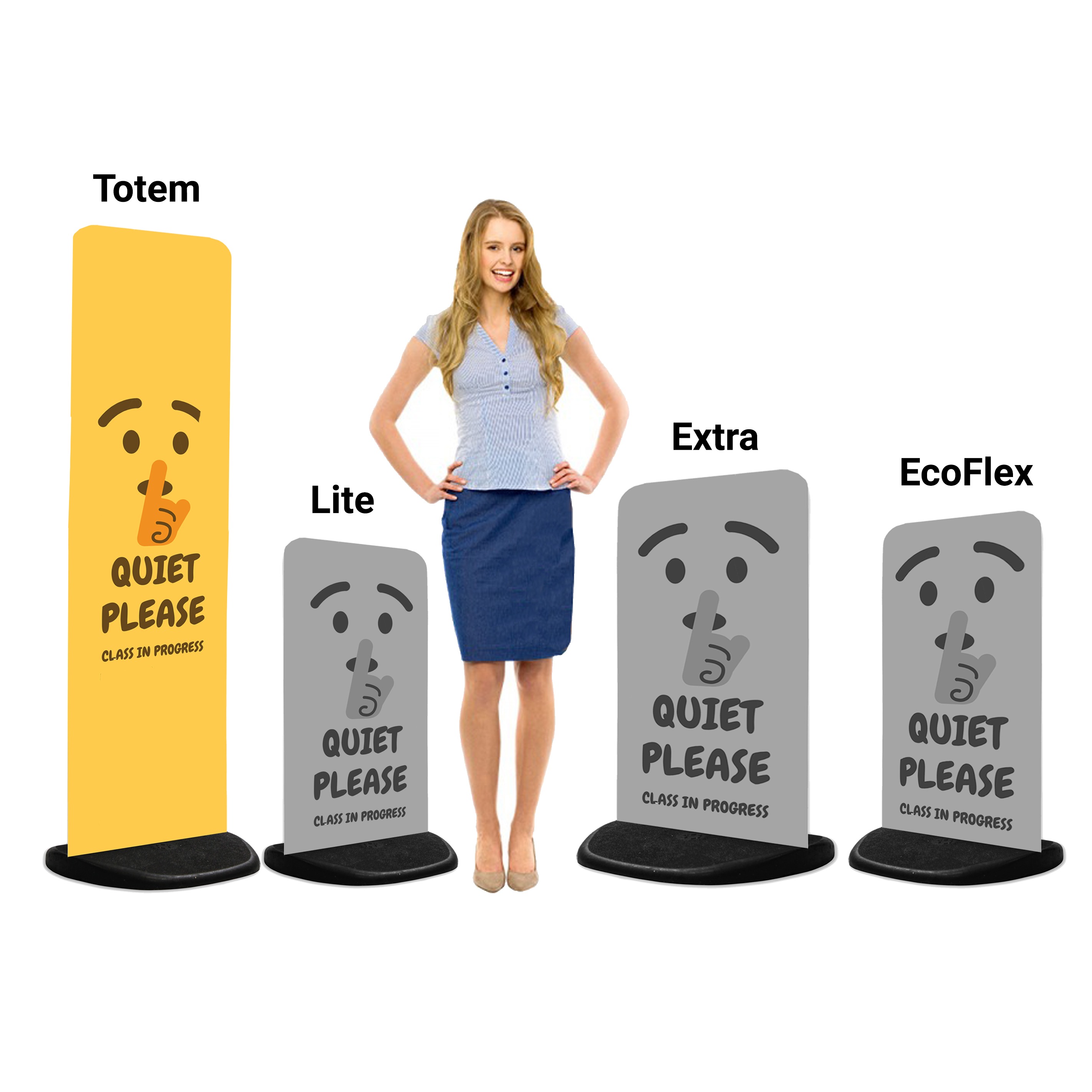 Ecoflex 2 Totem - Large Pavement Sign Board