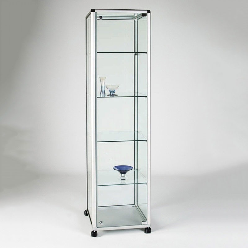 Retail Display Cases Tower Showcase - Fully Glazed