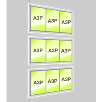 A3 Illuminated Estate Agent Display