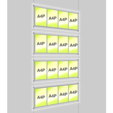 A4 Illuminated Cable Display