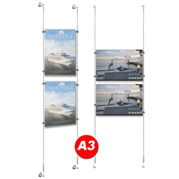 2x A3 Poster Holder Kit