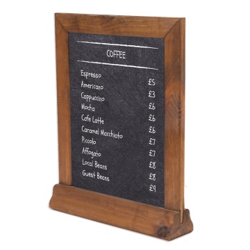 Table top chalkboard