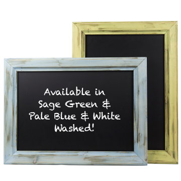 Distressed chunky chalkboard