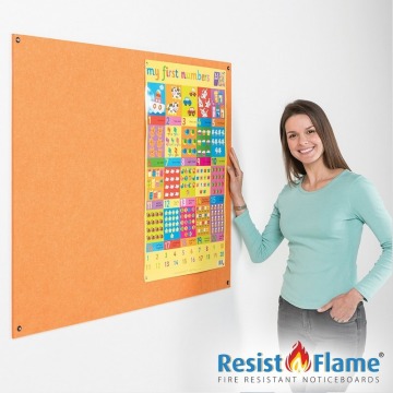 Flame Resistant Pinnable Frameless Notice Board