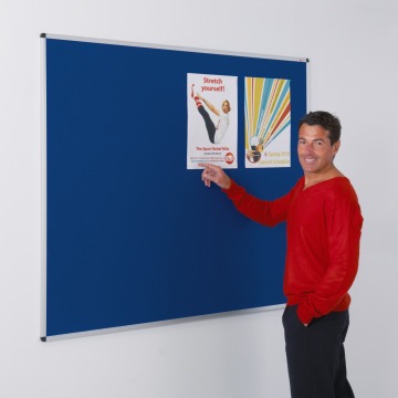 Felt notice board