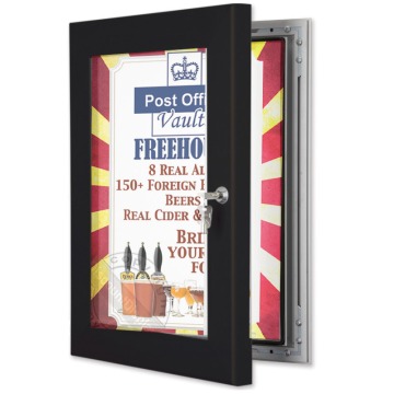 Outdoor lockable Lightbox