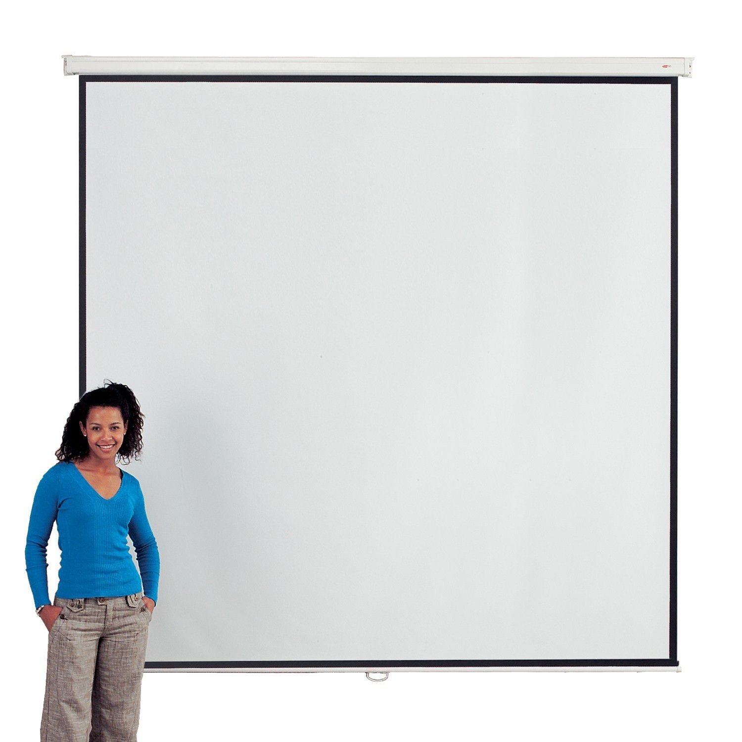 Premium Eyeline Pull Down Wall Screen